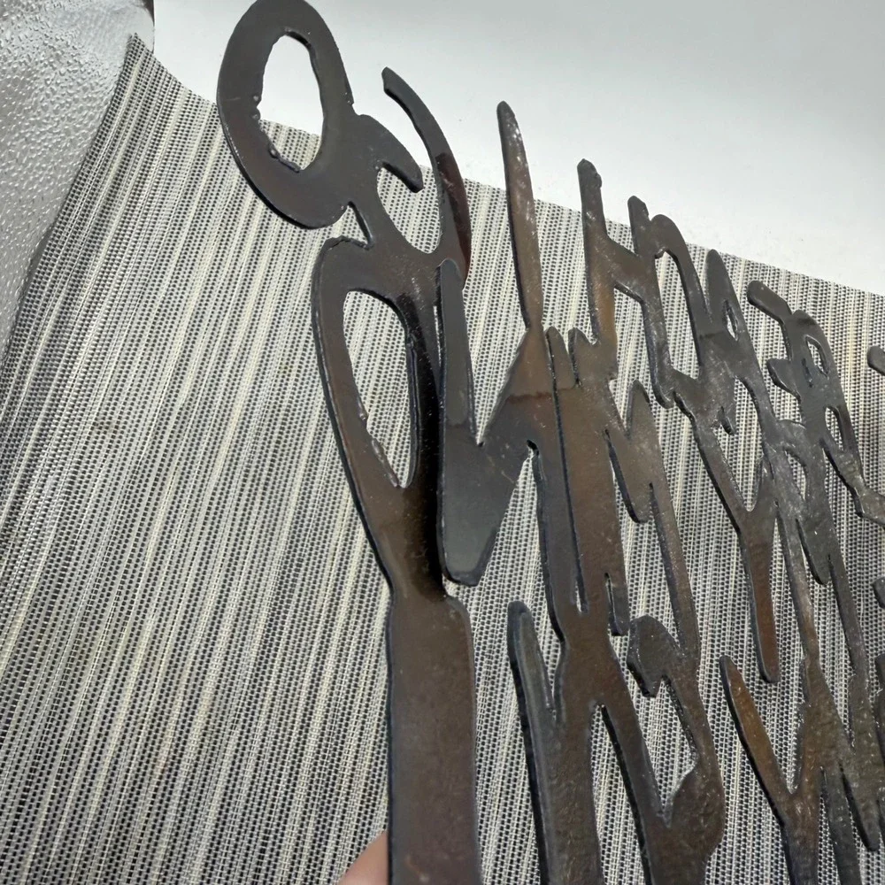 Metal Beach Wall Art Sign 12